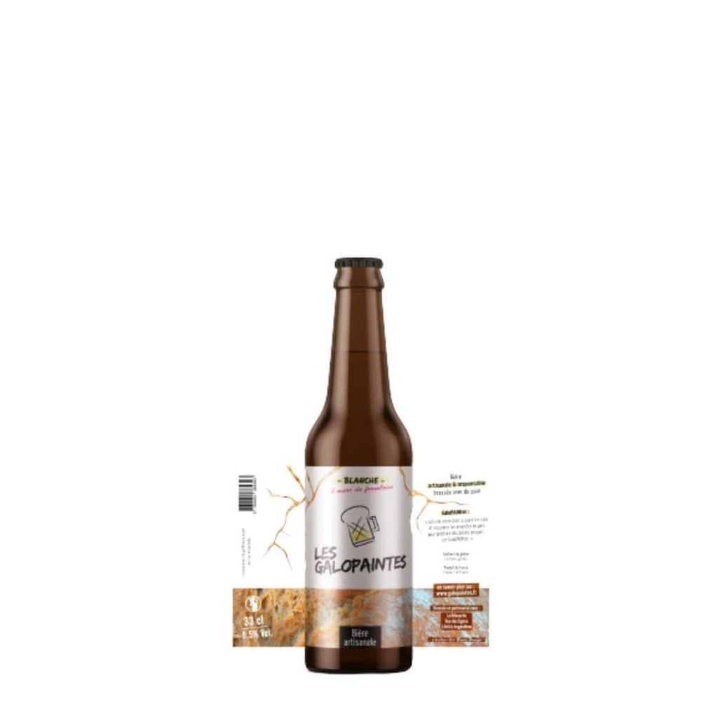 Bière artisanale blanche au marc de framboise - Les GaloPAINtes - 33cl Les GaloPAINtes vrac-zero-dechet-ecolo-saint-andre-cubza