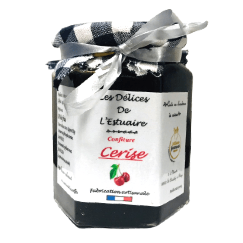 Confiture de Cerises (300g) Délices de l'Estuaire vrac-zero-dechet-ecolo-saint-andre-cubza