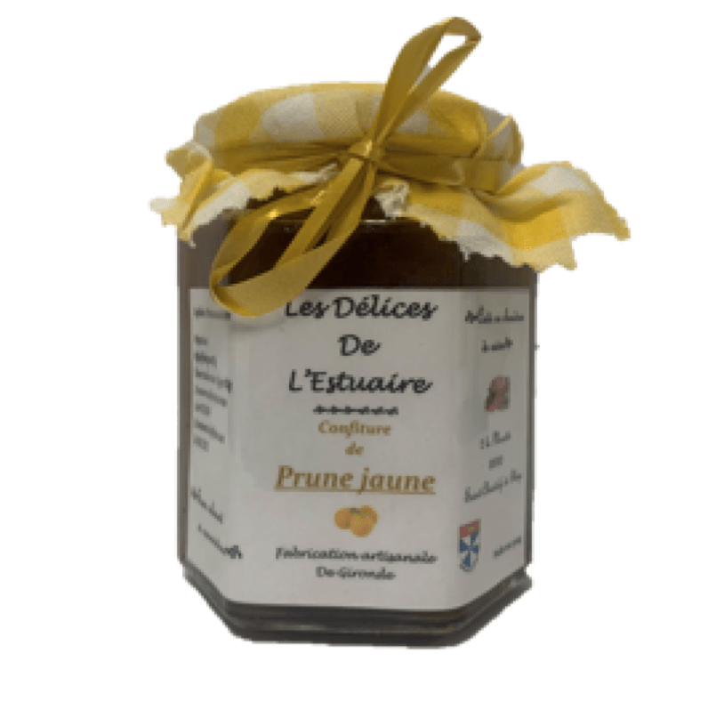 Confiture de prune jaune (300g) Délices de l'Estuaire vrac-zero-dechet-ecolo-saint-andre-cubza