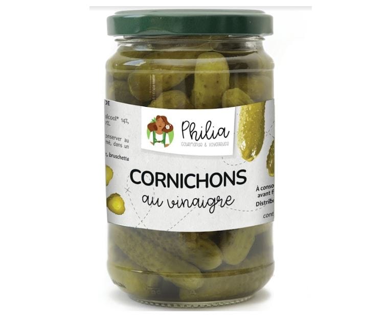 Cornichons au vinaigre - 350g Philia vrac-zero-dechet-ecolo-saint-andre-cubza