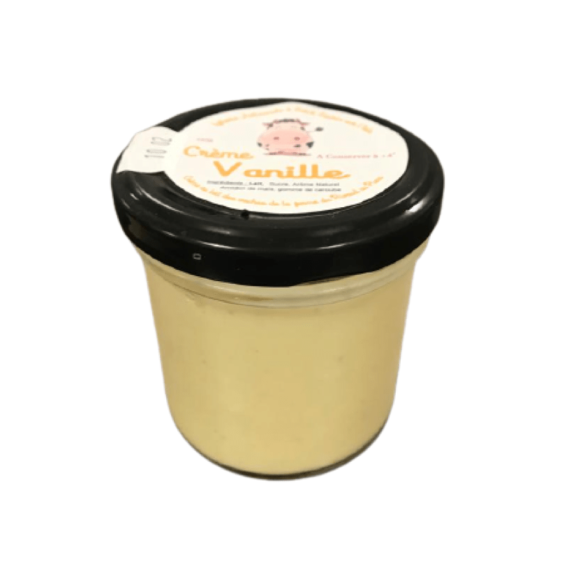 Crème dessert vanille (130g) L'atelier du lait vrac-zero-dechet-ecolo-saint-andre-cubza