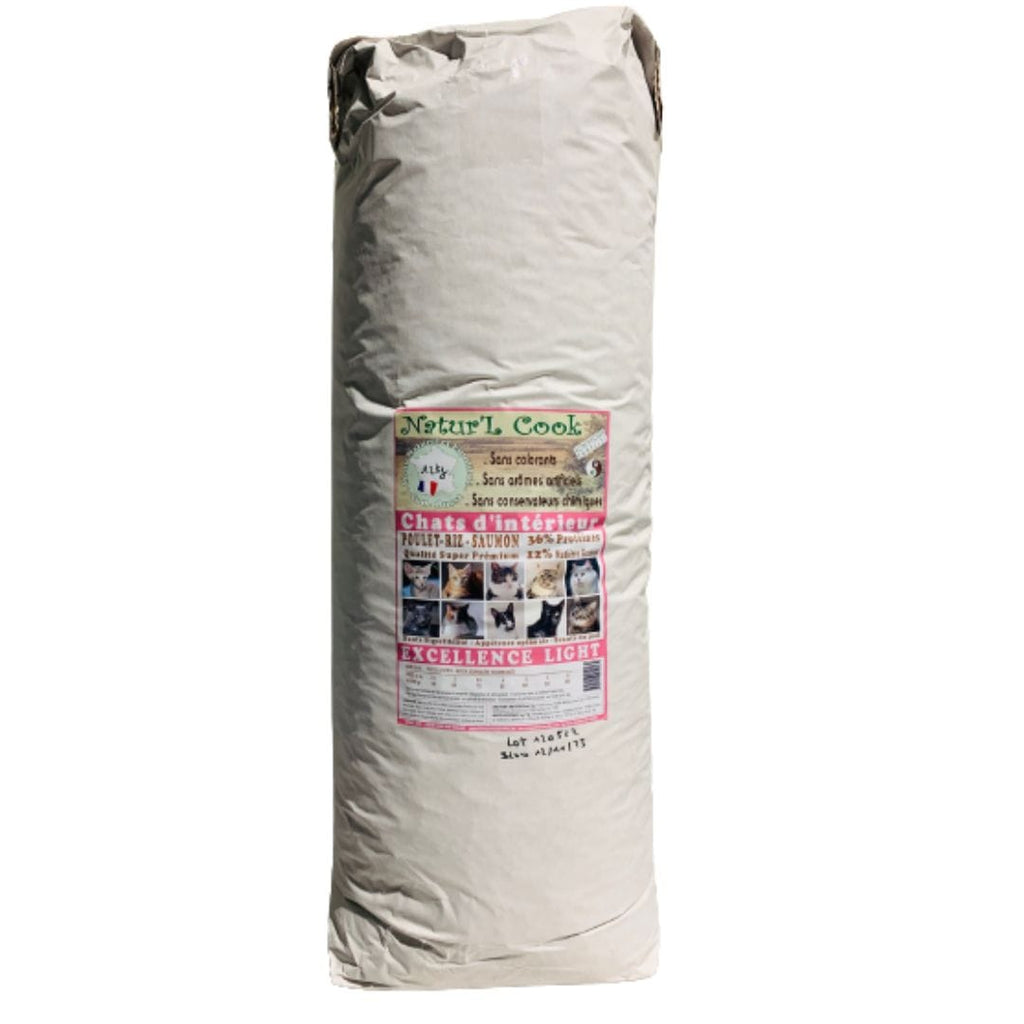 Croquettes pour chat d'intérieur ou stérilisé light (sac de 12kg) Natur'L Cook vrac-zero-dechet-ecolo-saint-andre-cubza