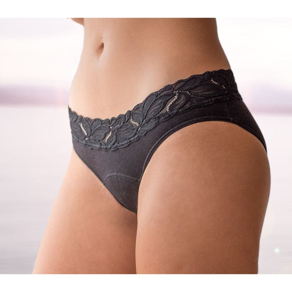 Culotte menstruelle So-Simple version dentelle - Taille XL (46-48) - BIO Slowen vrac-zero-dechet-ecolo-saint-andre-cubza