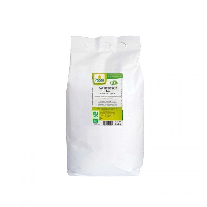 Farine de blé blanche T65 BIO - 2,5kg Moulin des Moines vrac-zero-dechet-ecolo-saint-andre-cubza