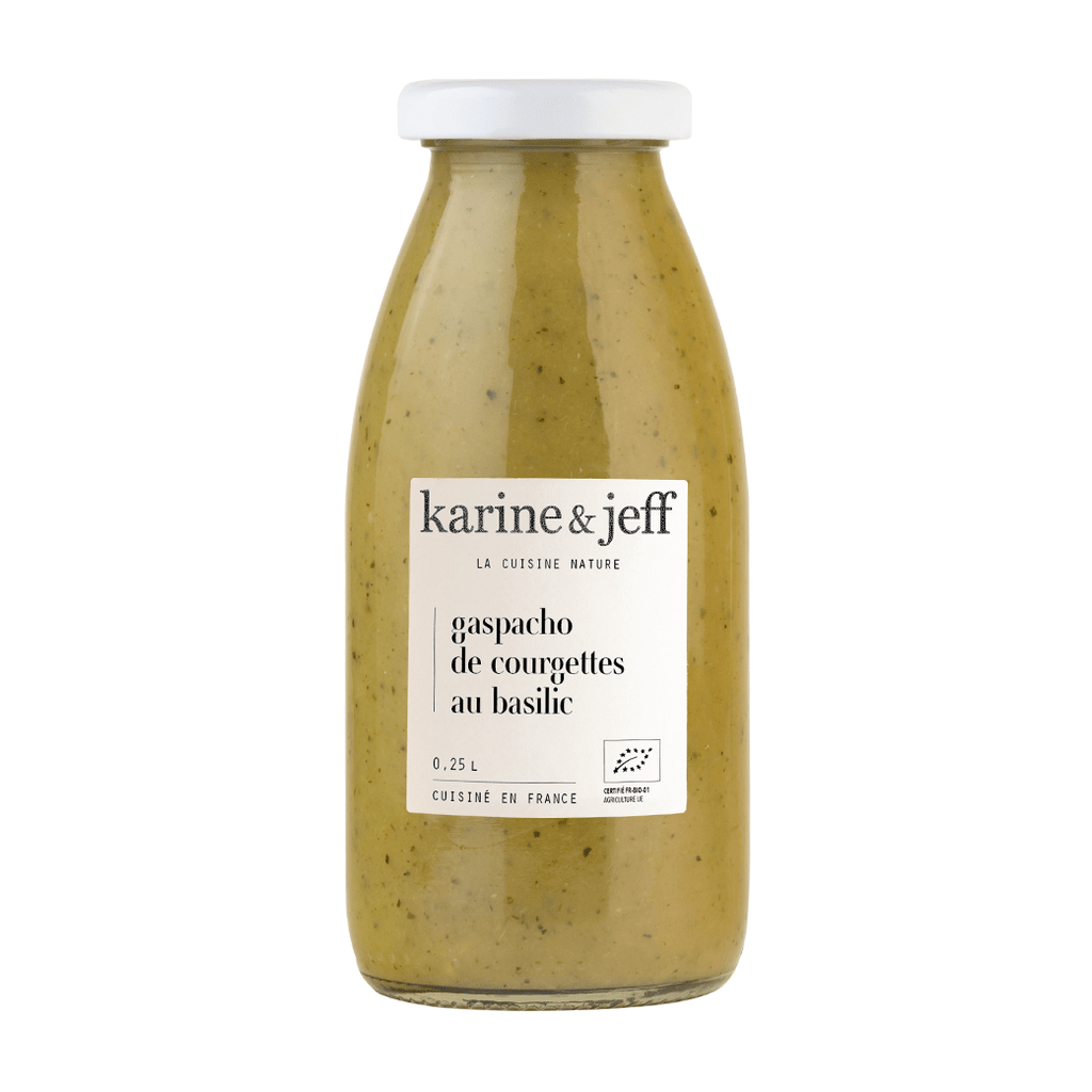 Gaspacho de courgettes et basilic - 0.25L Karine & Jeff vrac-zero-dechet-ecolo-saint-andre-cubza