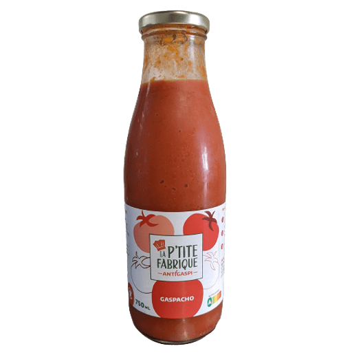 Gaspacho rouge issu de l'Anti Gaspi (75cl) La P'tite Fabrique - Anti Gapsi vrac-zero-dechet-ecolo-saint-andre-cubza