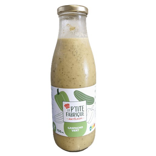 Gaspacho vert issu de l'Anti Gaspi (75cl) La P'tite Fabrique - Anti Gapsi vrac-zero-dechet-ecolo-saint-andre-cubza