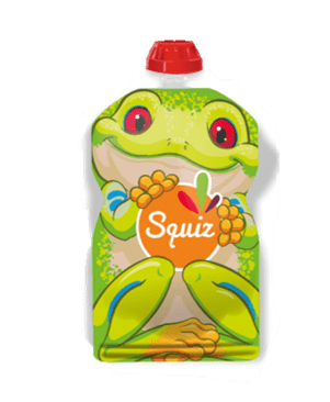 Gourde réutilisable Squiz - Modèle GRENOUILLE (130 ml) Squiz vrac-zero-dechet-ecolo-saint-andre-cubza