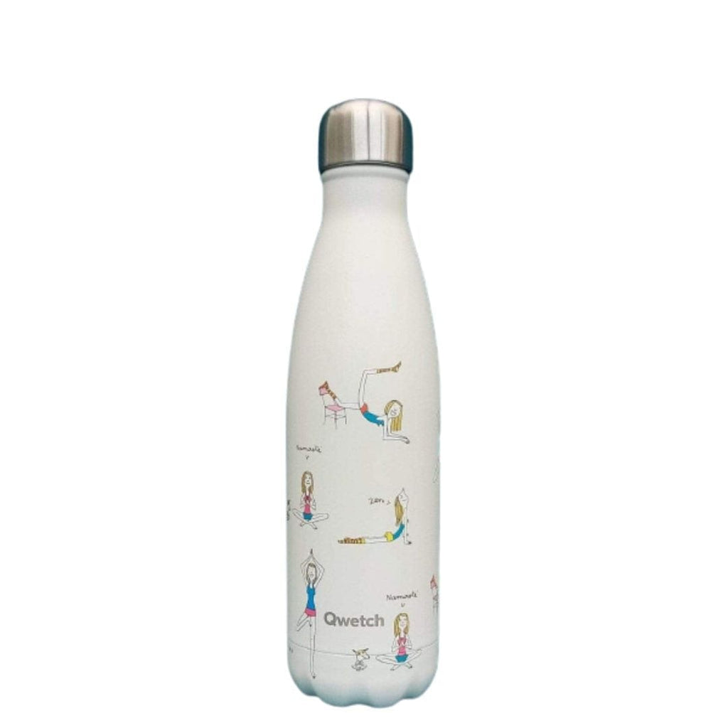 Gourde Yoga by Soledad en inox - 500ml Qwetch vrac-zero-dechet-ecolo-saint-andre-cubza