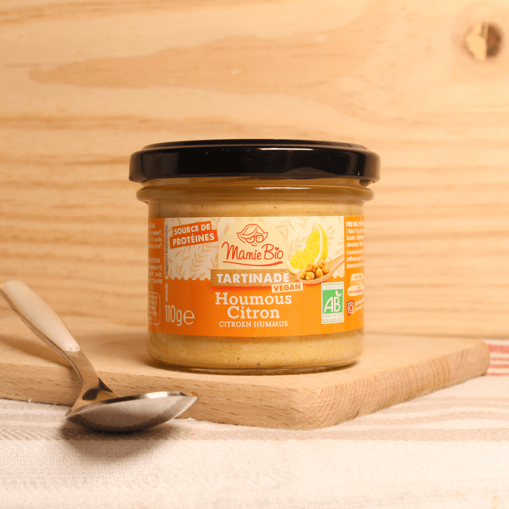 Houmous citron - 110g Mamie Bio vrac-zero-dechet-ecolo-saint-andre-cubza