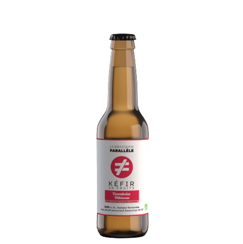 Kéfir Framboise-Hibiscus (33cl) - BIO Brasserie Parallèle vrac-zero-dechet-ecolo-saint-andre-cubza