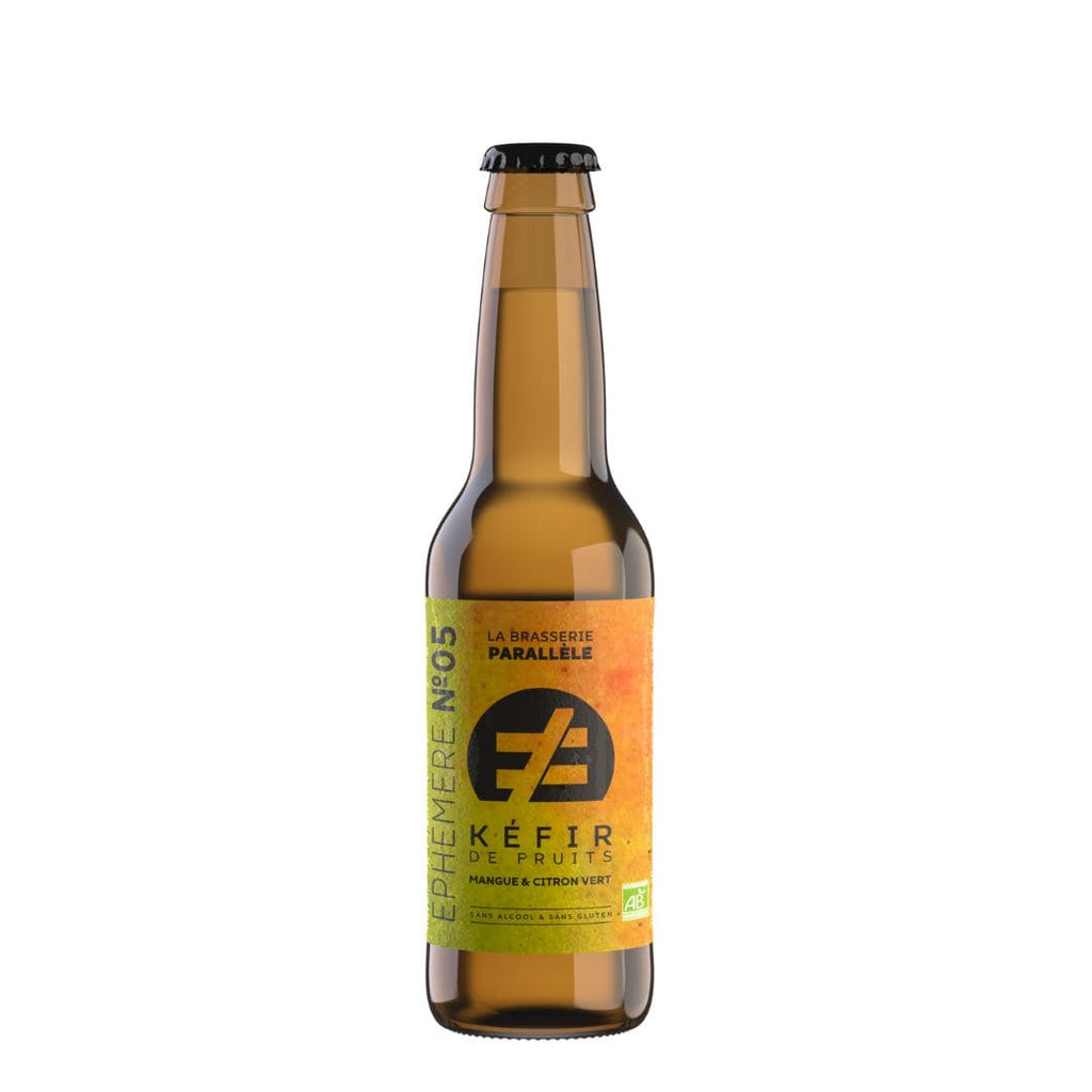 Kéfir Mangue & Citron Vert BIO - Ephémère N°5 - 33cl Brasserie Parallèle vrac-zero-dechet-ecolo-saint-andre-cubza