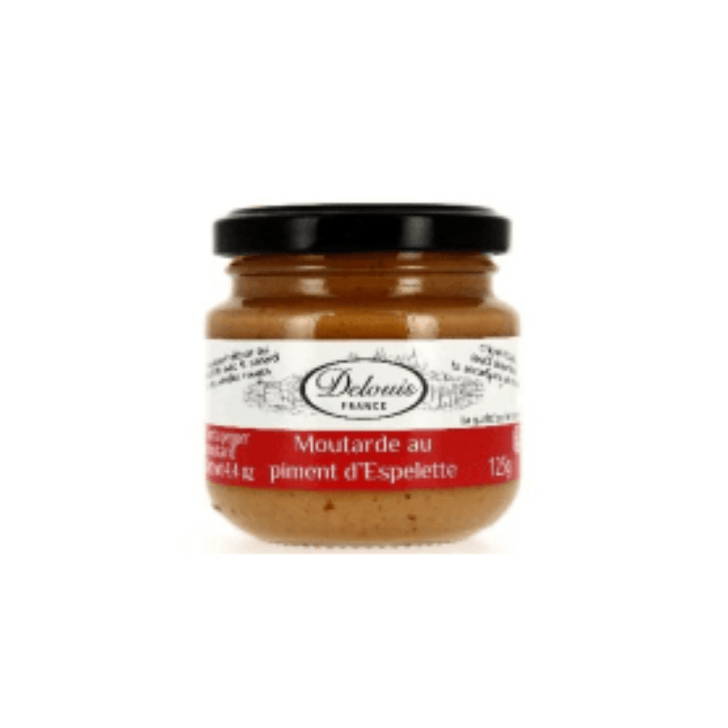 Moutarde piment d'Espelette AOP - 125g Delouis vrac-zero-dechet-ecolo-saint-andre-cubza