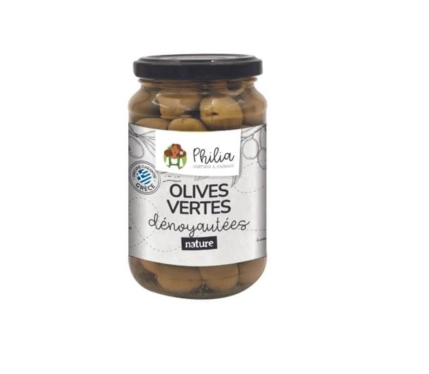 Olives vertes dénoyautées BIO - 160g net RELAIS VERT vrac-zero-dechet-ecolo-toulouse