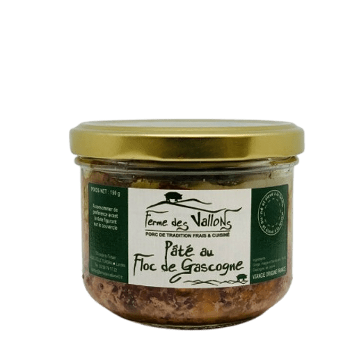 Pâté au floc de Gascogne (190g) Ferme des Vallons vrac-zero-dechet-ecolo-saint-andre-cubza