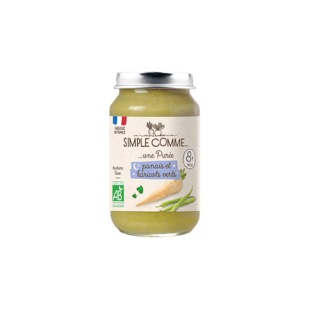 Pot bébé 8 mois panais haricot vert BIO - 200g Simple comme vrac-zero-dechet-ecolo-toulouse