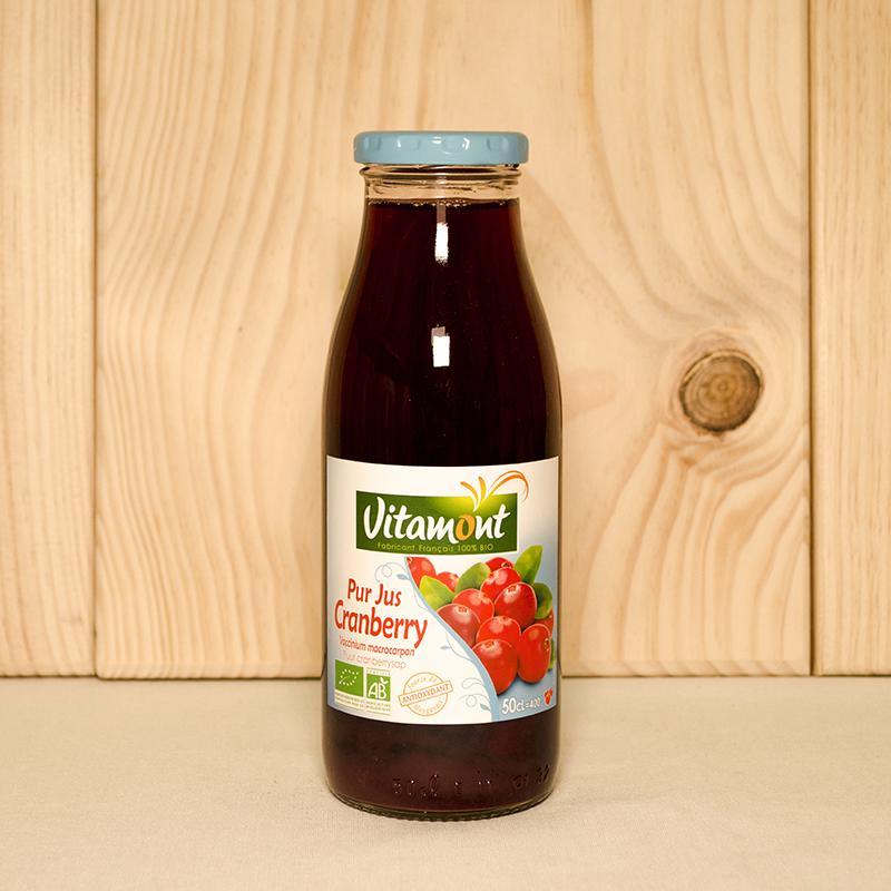 Pur jus de Cranberry BIO - 50cl Vitamont vrac-zero-dechet-ecolo-saint-andre-cubza