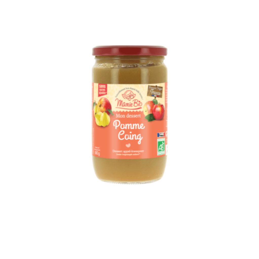 Purée de pomme coing France - 680g Mamie Bio vrac-zero-dechet-ecolo-saint-andre-cubza