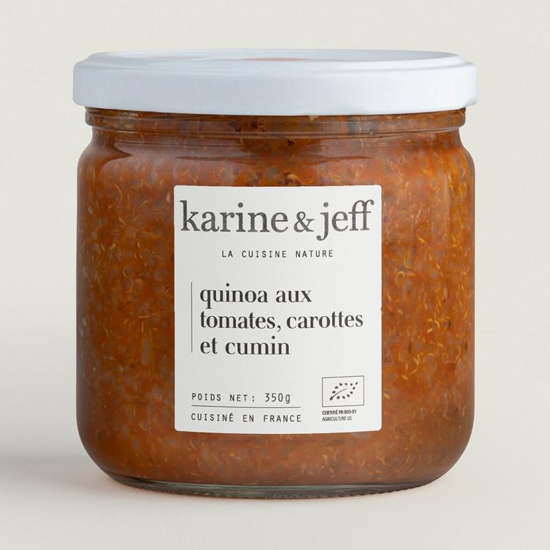 Quinoa aux tomates, carottes et cumin BIO - 350g Karine & Jeff vrac-zero-dechet-ecolo-saint-andre-cubza