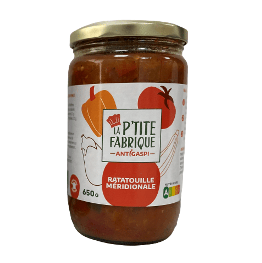 Ratatouille artisanale issue de l'Anti Gaspi (650g) La P'tite Fabrique - Anti Gapsi vrac-zero-dechet-ecolo-saint-andre-cubza