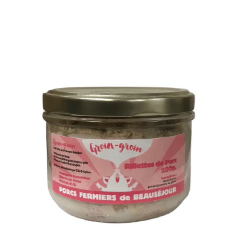 Rillettes de porc (200g) Fromagerie Beauséjour vrac-zero-dechet-ecolo-saint-andre-cubza