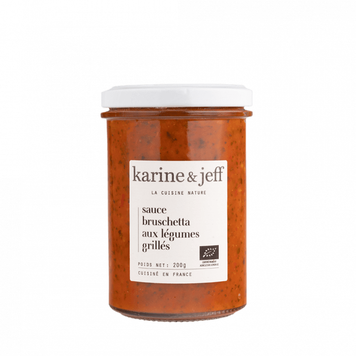 Sauce bruschetta aux légumes grillés - 200g Karine & Jeff vrac-zero-dechet-ecolo-saint-andre-cubza