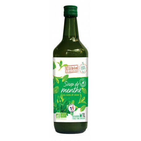 Sirop de menthe (1L) - BIO Élibio vrac-zero-dechet-ecolo-saint-andre-cubza