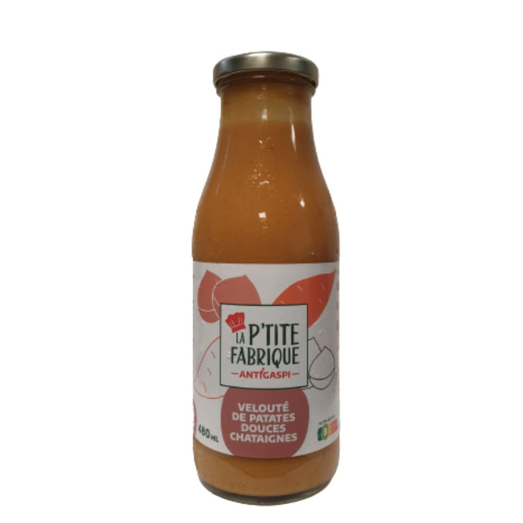 Velouté de patates douces et châtaignes (480mL) La P'tite Fabrique - Anti Gapsi vrac-zero-dechet-ecolo-saint-andre-cubza